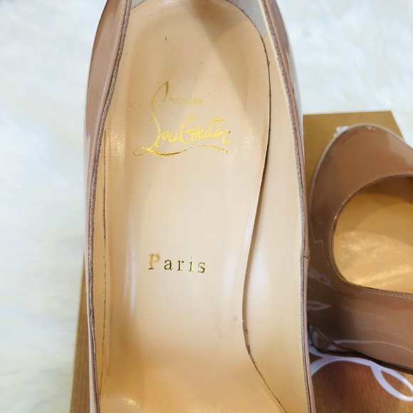 Christian Louboutin Bianca Platform Pump Size 38.5 - Picture 12 of 15